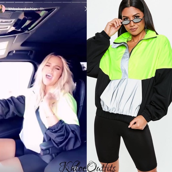 missguided neon jacket